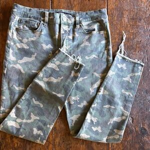 Hudson Barbara high waist skinny ankle jeans in camo - 31